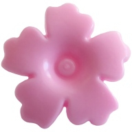 Lego květina - dekorace do vlasů, světle růžová (93080h BRIGHT PINK)